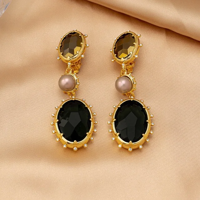 

Earrings Fashion Personality Temperament Atmospheric Vintage Ear Clips For Women Aretes De Mujer Pendientes Oreille Orecchini