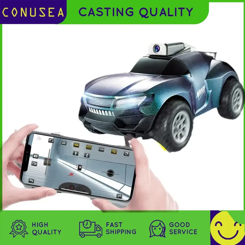 2.4G سيارة التحكم عن بعد مع كاميرا Hd 720P سيارة كهربائية عالية السرعة الانجراف الصبي لعبة سباق السيارات ألعاب أطفال 6 إلى 10 سنوات