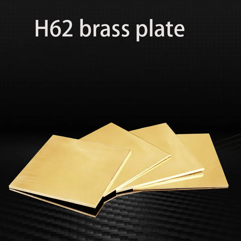 H62 Brass Plate Thickness: 0.5mm 1mm 2mm 3mm Metal Sheet