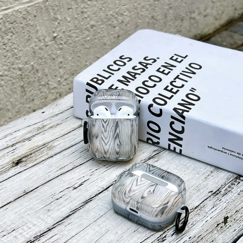 

INSWood TextureIMDEarphone Sleeves Suitable for Appleairpods4/3Minimalist Protective CasePRO2/pro3