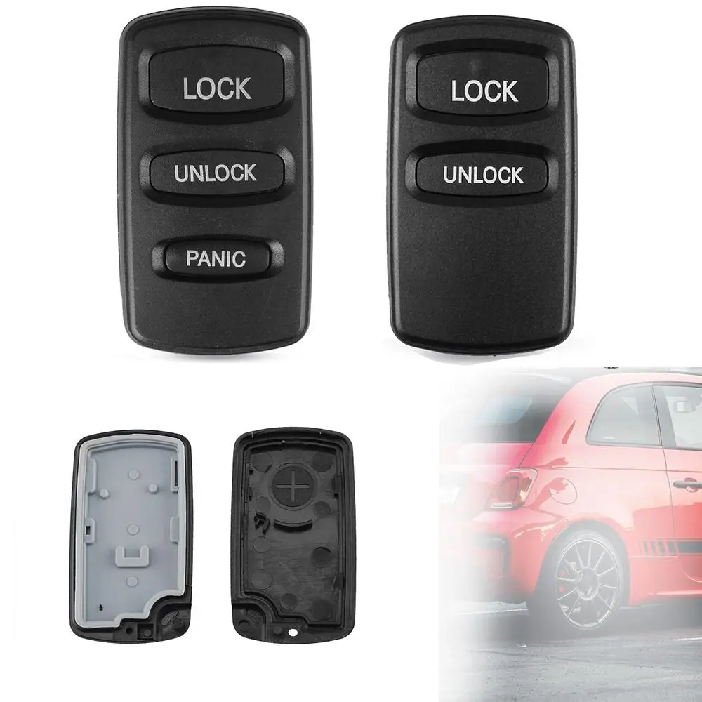 Keyless Remote Key Case modificato Black Car Key Fob 2/3 Button per Mitsubishi Lancer Galant Outlander Pajero V73 Montero Sport