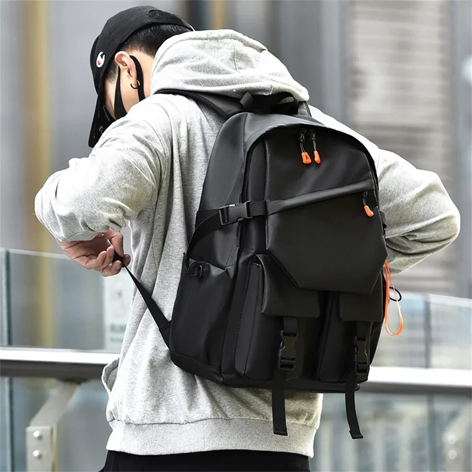 Luxury Men\'s Backpack High Quality 15.6 Laptop Backpack High-capacity Waterproof Travel Bag Fashion School Backpacks for Men