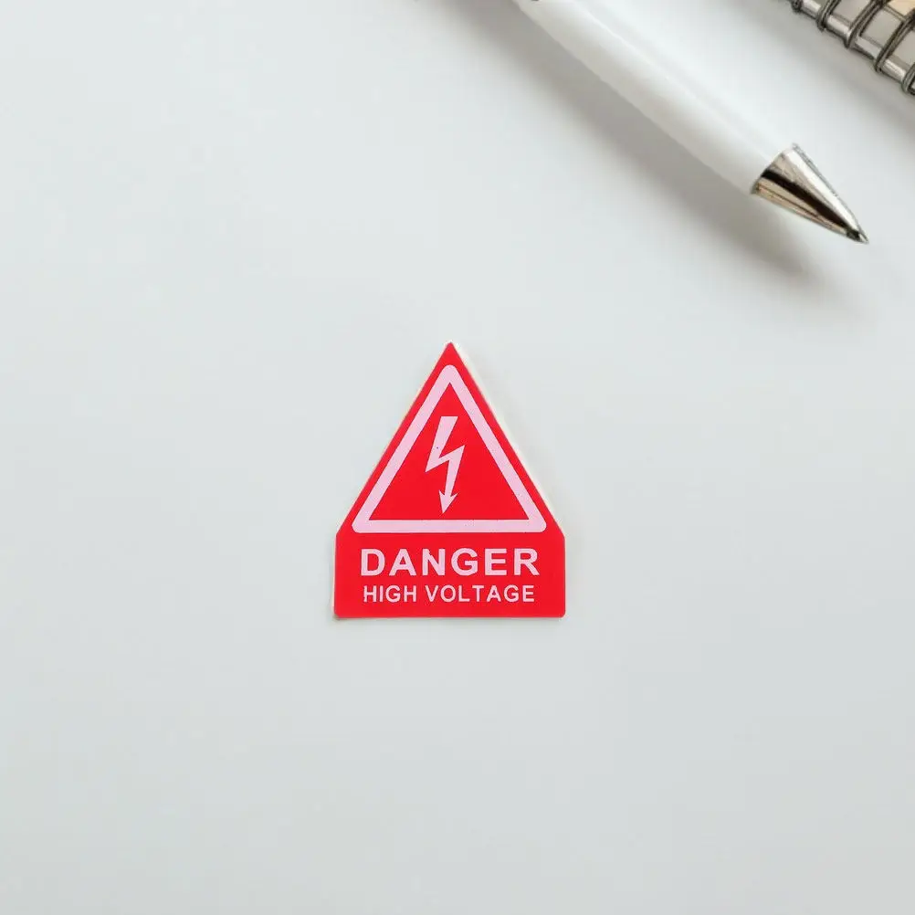 10Pcs Electrical Safety Stickers Electric Hazard Sticker For Safety Officer High Voltage Danger Warning Self-adhesive