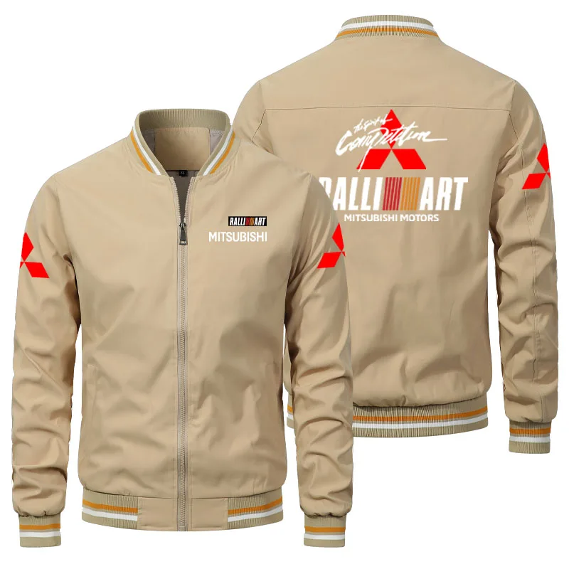 2025 เสื้อแจ็คเก็ตมอเตอร์ไซค์สำหรับผู้ชายของมิตซูบิชิฤดูใบไม้ผลิและฤดูร้อนแฟชั่นการพักผ่อนกลางแจ้งเสื้อแจ็คเก็ตกีฬาซิปเสื้อผ้าป้องกันแสงแดด