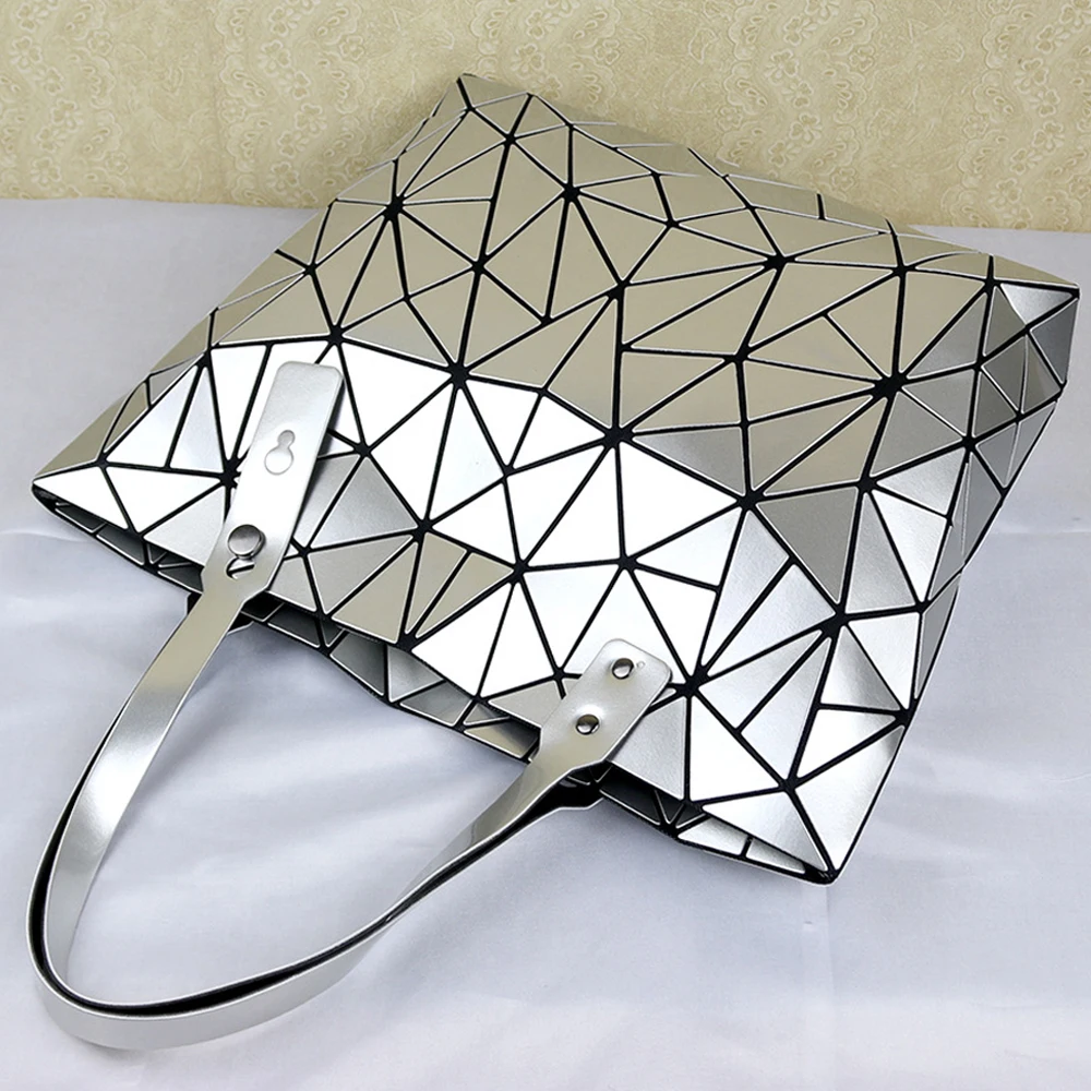 Luxury Designer Handbags High Quality 2024 New Bags For Women Fashion Messenger Shoulder Bag Purses Silver Geometry Square Bag