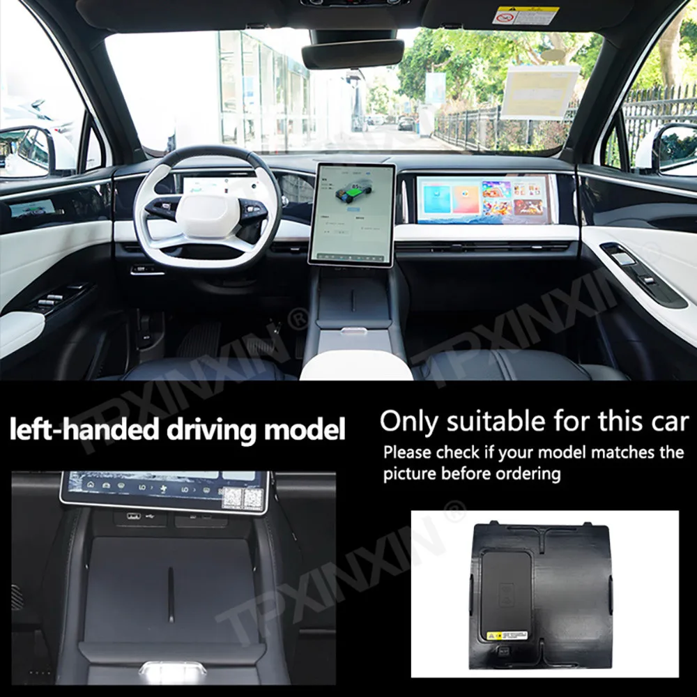 For Geely Galaxy L7 2023 Quick QI Car Wireless Charger Fast Charging Intelligent Infrared Mobile Phone Dashboard