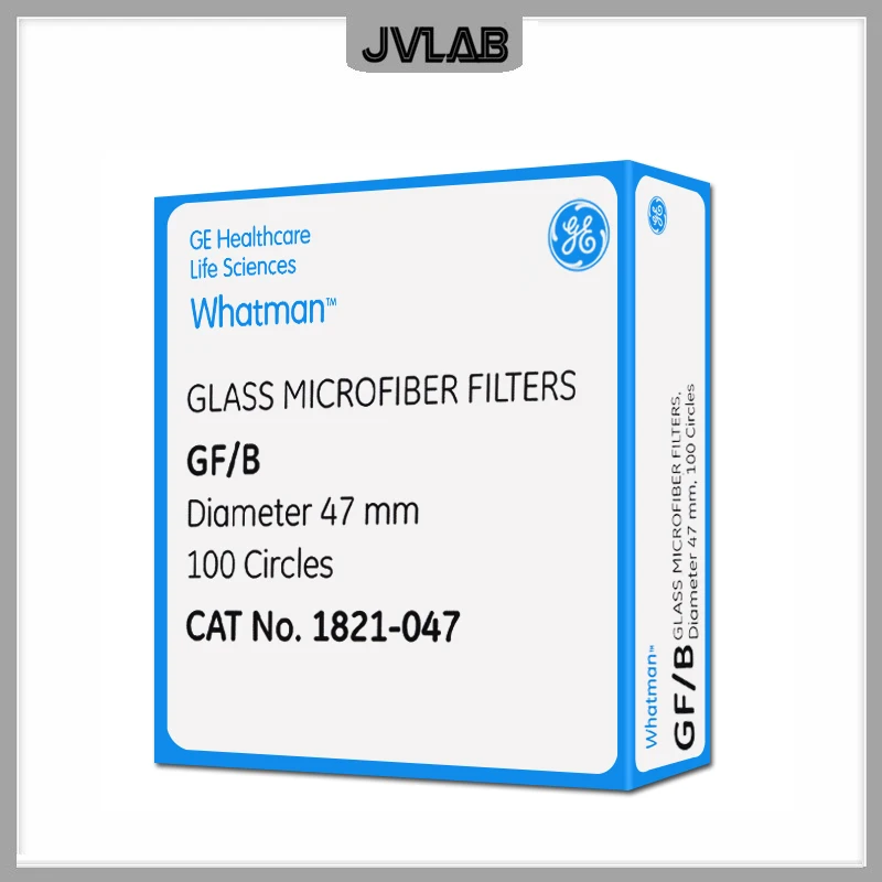 Glass Microfiber Filters GF/B Whatman Glass Fiber Filter Paper Membrane 1821-025/047/055/070/090/110/125/150 Pore Size 1.0 um