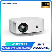 WUPRO L3 Projector Portable Powerful Compact Best Entertainment Experience Beamer Mini Pocket LED Global Version Home Theater