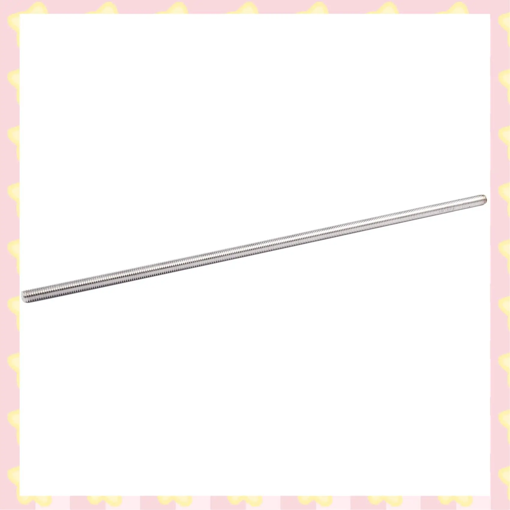 

AB51 4Pcs 320Mm X M8 Stainless Steel Thread Bar Stock Rod Silver Tone