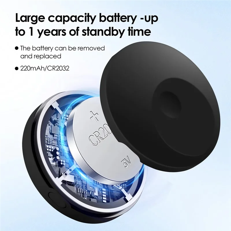 

B04B-Bluetooth-трекер, поиск ключей работает с функцией Find My, оповещения о громкости, сменной батареей, локатор идентификации для автомобильных сумок