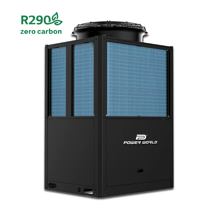 Unit pompa panas 10 atas Cina inverter udara ke air dc R290 monoblock komersial pompa panas