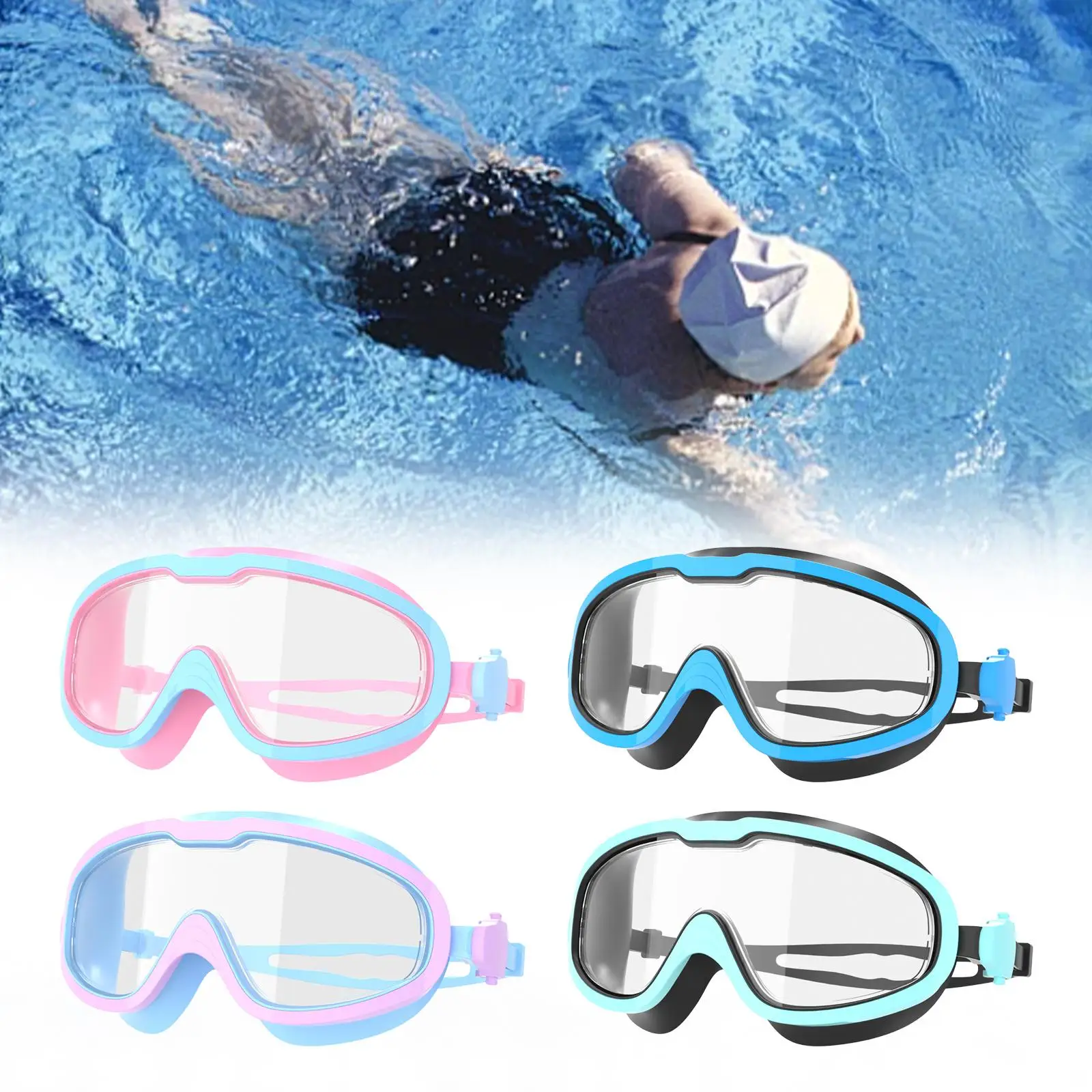 Swimming Goggles Fashionable Professional Swim Goggles for Adults Children