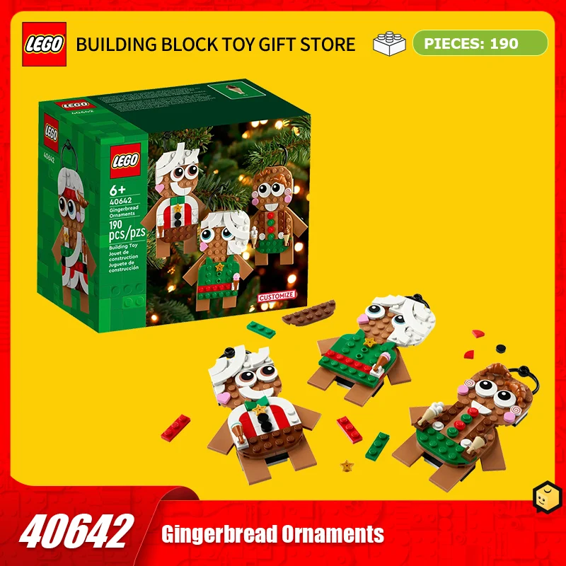 

Lego Christmas Series 40642 Cute Gingerbread Man Splicing Blocks Children's Toys Gift Gift