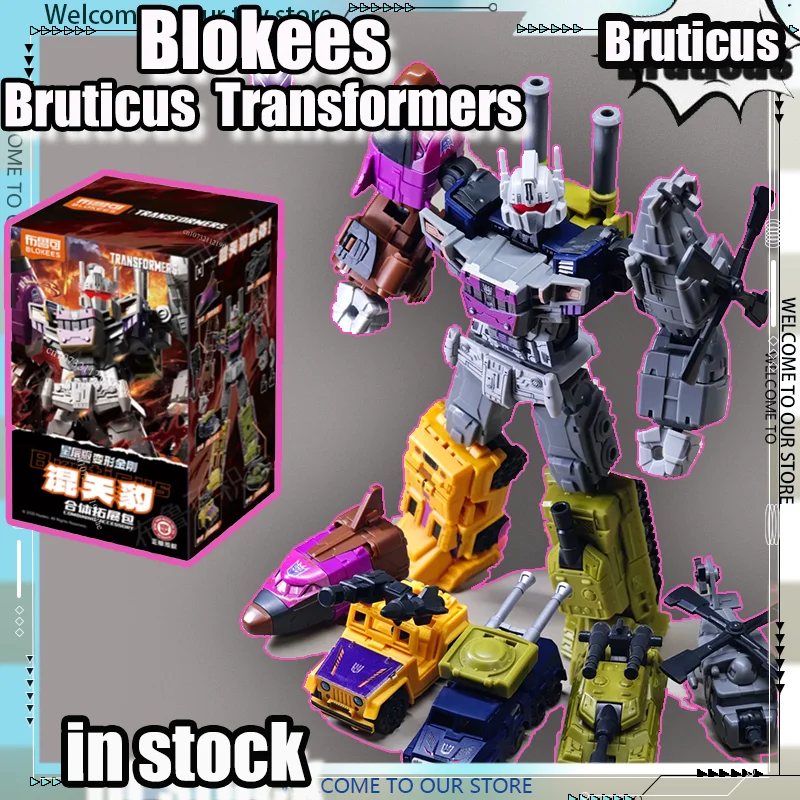 

Genuine Blokees Bruticus Transformers Toy Star Edition Action Figure Expansion Package Combaticons Assembl Model Child Gift Toy