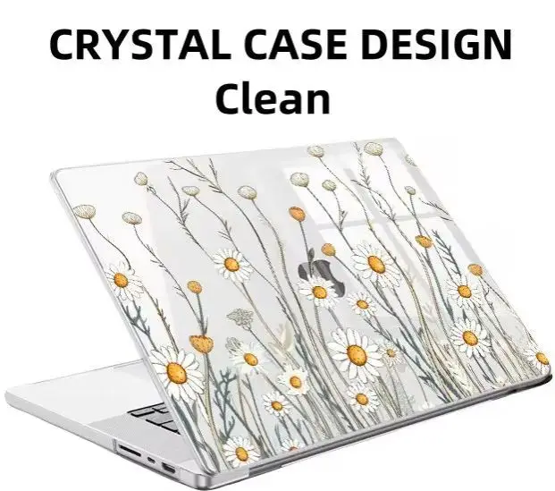 

Laptop Case for MacBook Pro 14 M1 2021 Case M2 M3 A3112 Hard Shell for MacBook Air 13 M4 13.6 15 A3241 2025 Moon Base Print Case