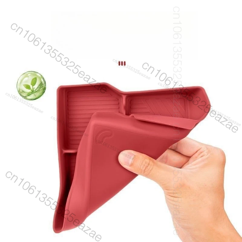 لأودي A6 A7 C8 2019 2020 2021 2022 2023 2024 صندوق تخزين سيليكون داخل السيارة ، تحت صندوق تخزين مقعد السائق #3