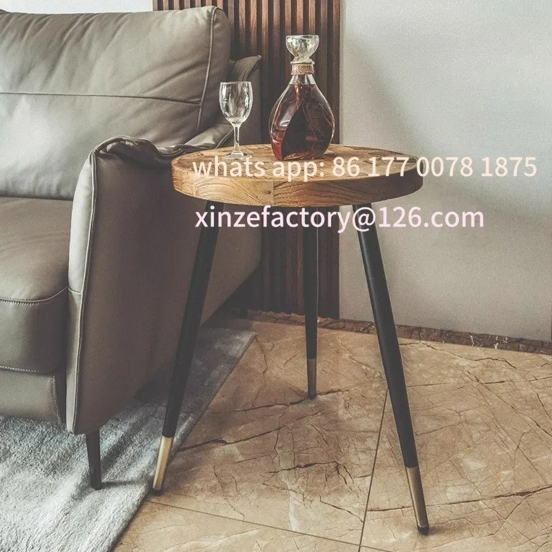 Customizable  disassembly and assembly coffee table, high and low combination round edge corner table
