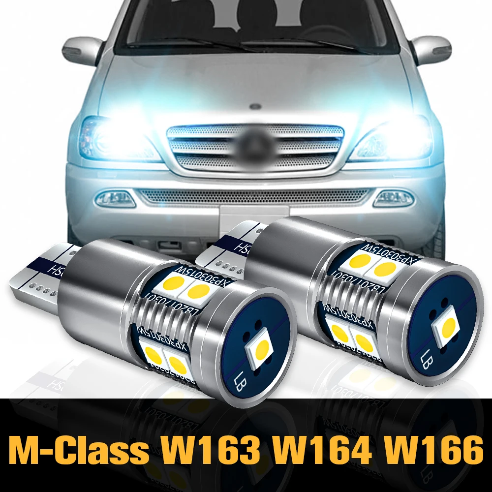 

2pcs Canbus LED Clearance Light Parking Lamp Accessories For Mercedes Benz M Class W163 W164 W166 2005 2006 2007 2008 2009 2010