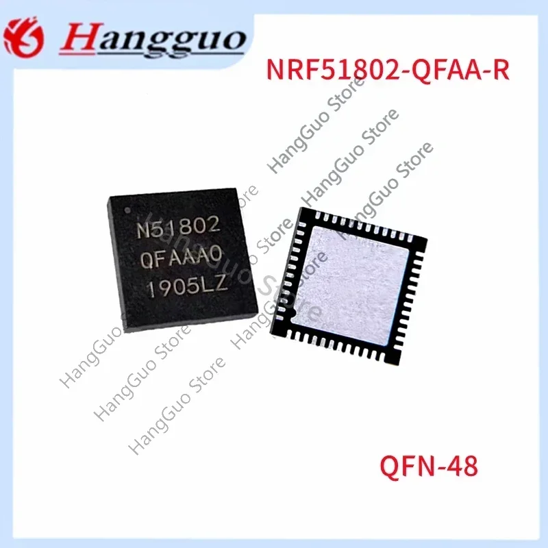 5-10pcs/Lot Original and brand new   NRF51802-QFAA-R 51802 QFN-48 IC chip