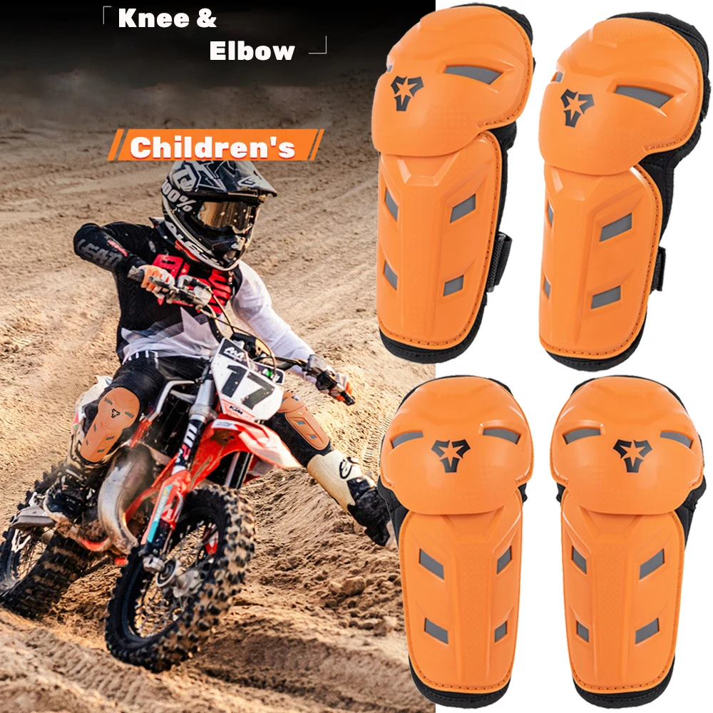 VEMAR الطفل دراجة نارية مكافحة سقوط الكوع منصات الركبة الحرس هدفين الاطفال صبي فتاة على الطرق الوعرة الترابية دراجة الجبلية MX دراجة نارية حماية والعتاد