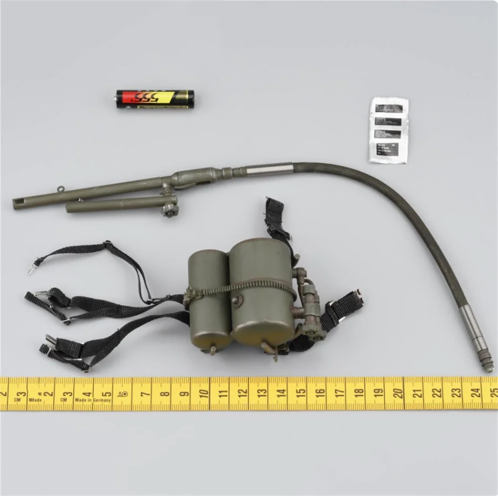 DID D80177 New Original Version Soldier Doll Toy Mini Toys Weapon Model Flame Weapon PVC Material Can\'t be Fired For 12\