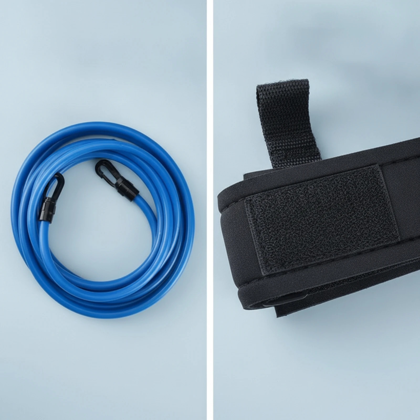 水泳抵抗ベルト-調整が簡単な水泳抵抗ベルト-水泳トレーニング用リーシュ-安全で速乾性のある水泳用ベルト、プール用