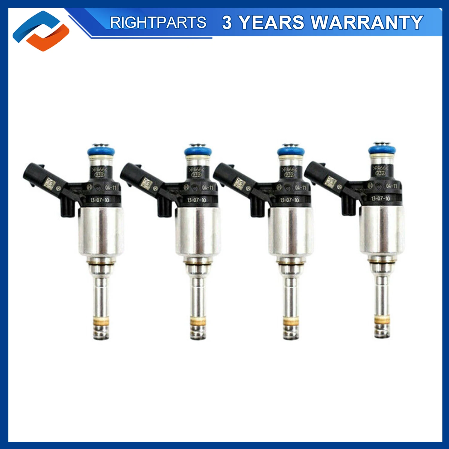 4PCS 0261500276 Fuel Injectors For AUDI A3 A4 A5 TT VW Passat Tiguan Golf 1.8T 06H906036H 06H906036Q 0261500078 0261500166