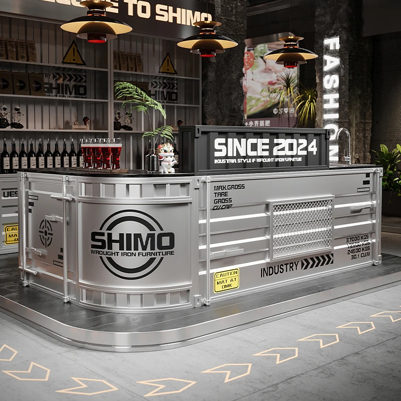 

Эстетические барные стойки регистрации, минималистичный ресторан, современные косметические столы, роскошная промышленная уникальная мебель для гостиной Escritorio