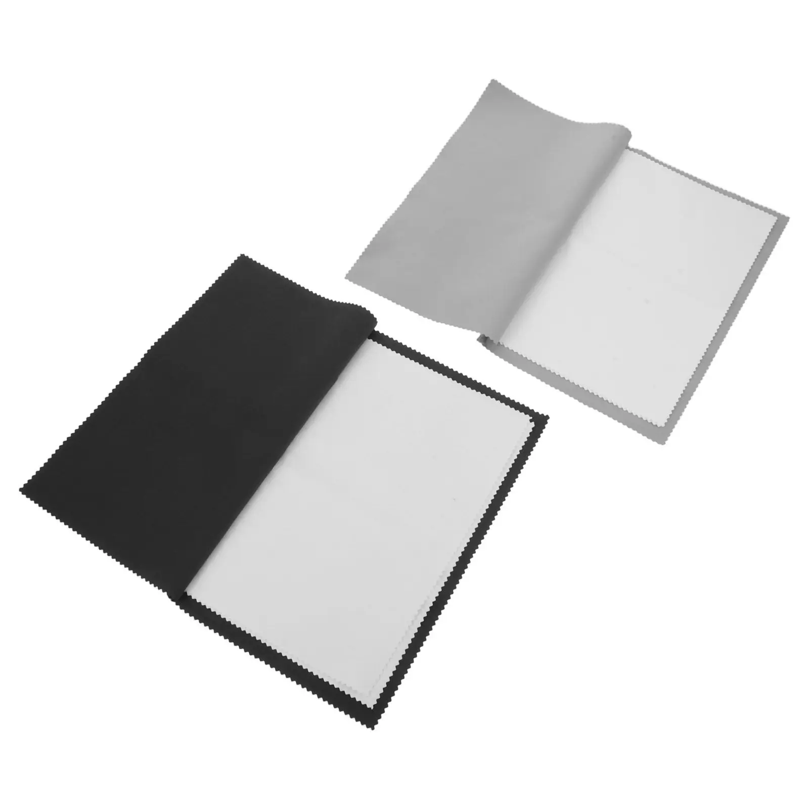 

2Pcs Professional Silver Jewelry Cleaner Cloth Multi-Layer Polishing Cloth for Gold Silver Jewelry Tarnish Removal Travel