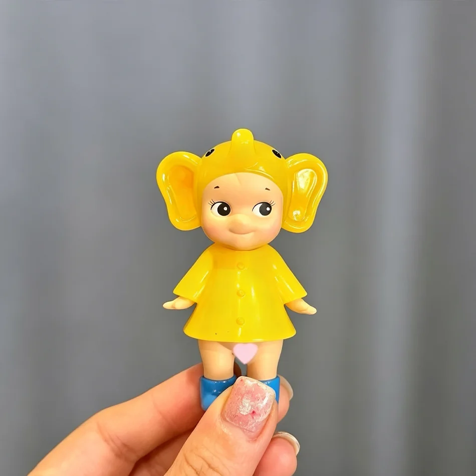 Mini-Figur „Ich liebe Regentage“-Serie, stilvolle Figur, Schreibtischdekoration, kreatives Geschenk, Sammlerstück – Detail 8
