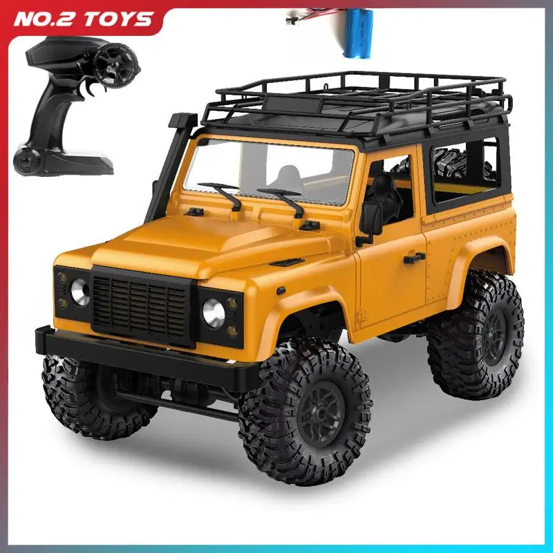 2.4Ghz 4WD Off Road Climbing RC Car Kids Toy Multi-Terrain Alloy Simulation Buggy Off-road Racing Car with Bright LED Light Toys