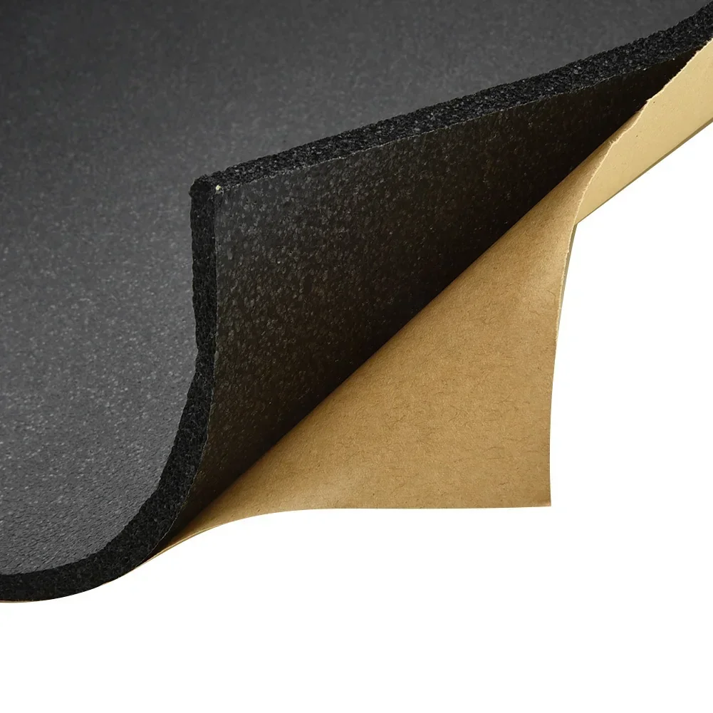 30*50mm Self-adhesive Foam Insulation Pad For Automobile Sound Insulation Muffler Strong Doublesided Rubber Sound Insulation Pad