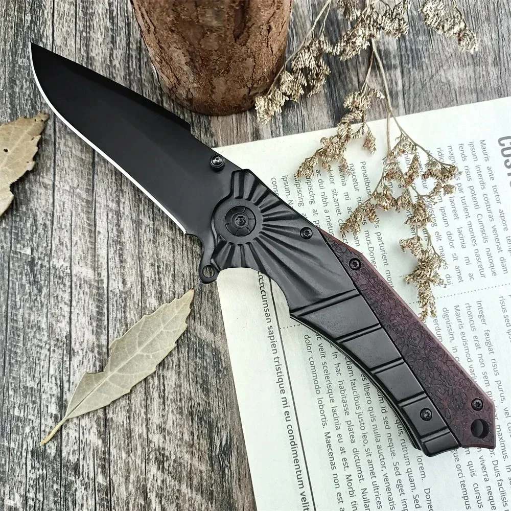 

Model 368 Pocket Folding Knife 5Cr13Mov Blade 420 Steel Handle Tantical Rescue Tool Outdoor Camping Hunting Sharp Fruit Knife