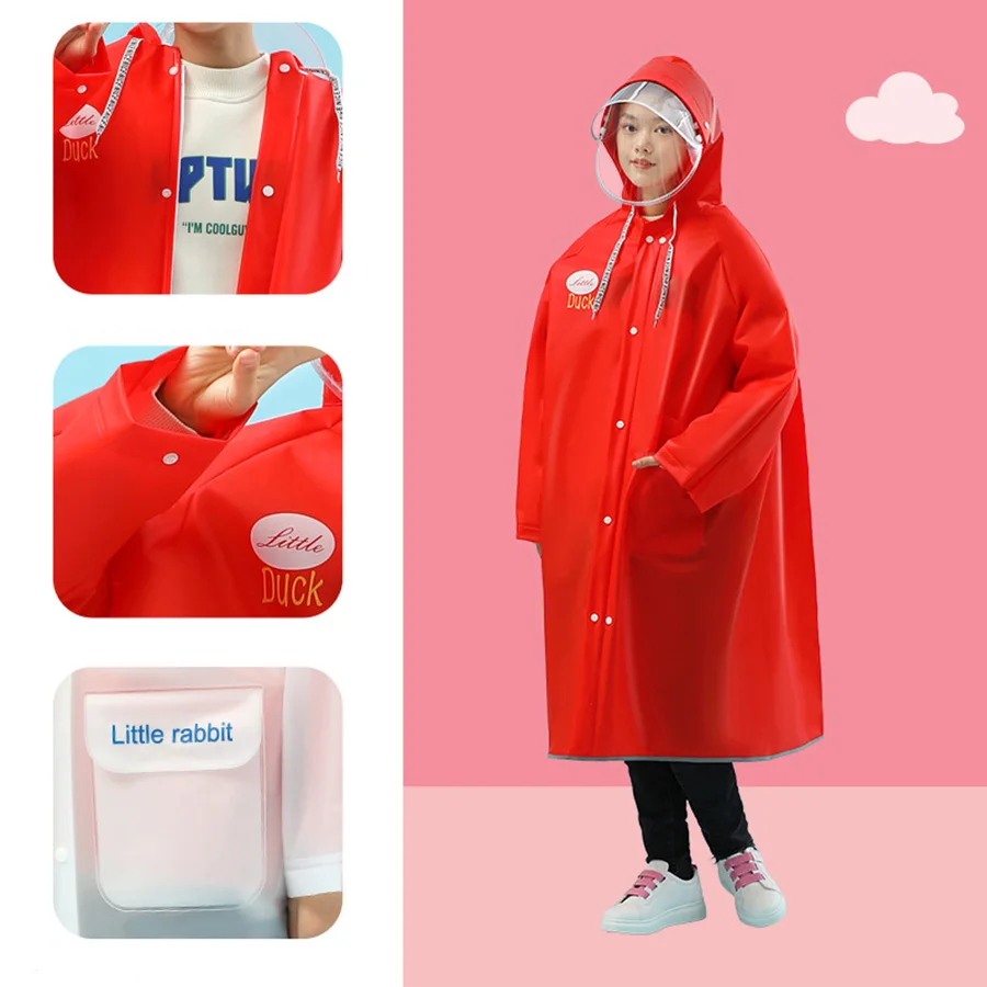 A children\'s raincoat, suitable for male and female primary school students, middle and high school students rainproof poncho