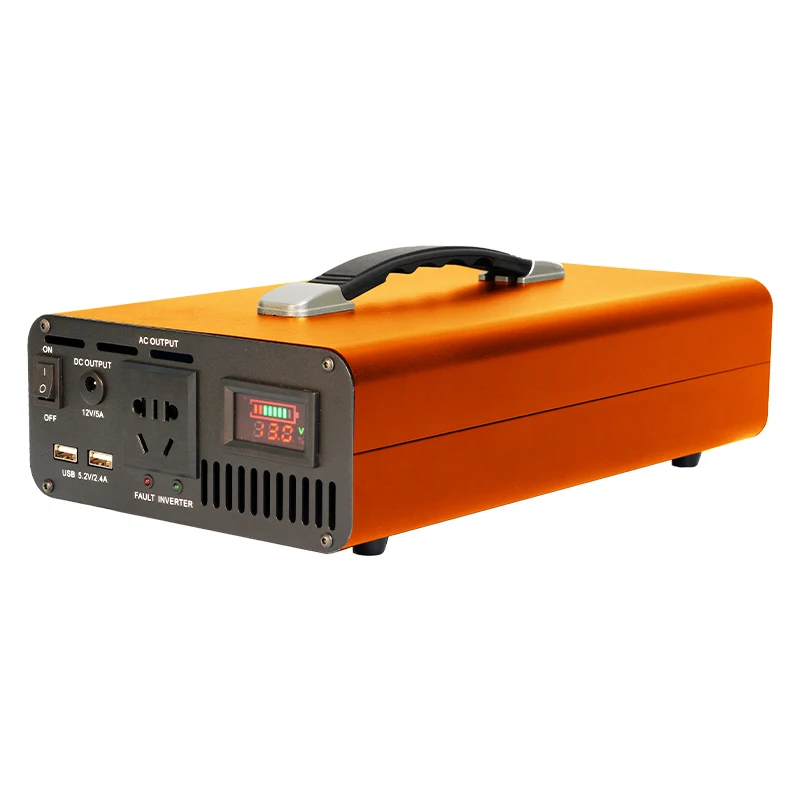 300w inversor de onda senoidal 12.8v, 22ah (280wh) lifepo4 bateria portátil power station power bank gerador