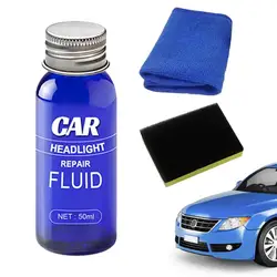 Car Headlight Restoration Kit Headlight Cleaner Restorer Ceramic Coating UV Protection Head Light Lens Restore Headlamp