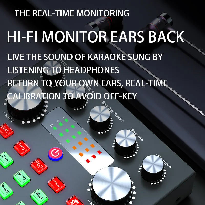 Ten items TLF Xtuga  V8S-X Hot Selling BT Live Streaming Equipment Podcast  Kit Live o Sound Cards & Mixers