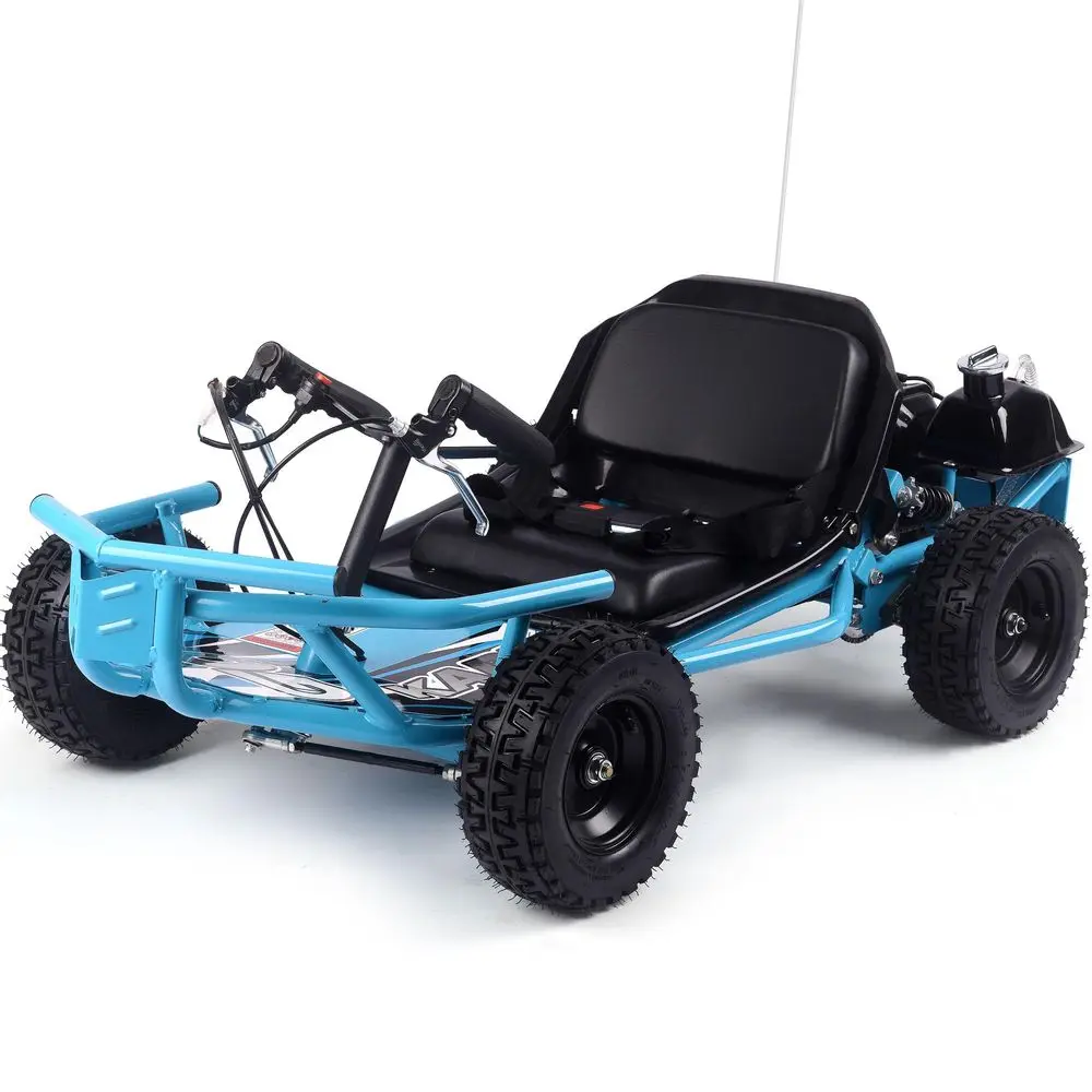 

52cc Sandman Go Kart, Gas Powered, 32 MPH Top Speed, 9.5 inch Tires, Blue