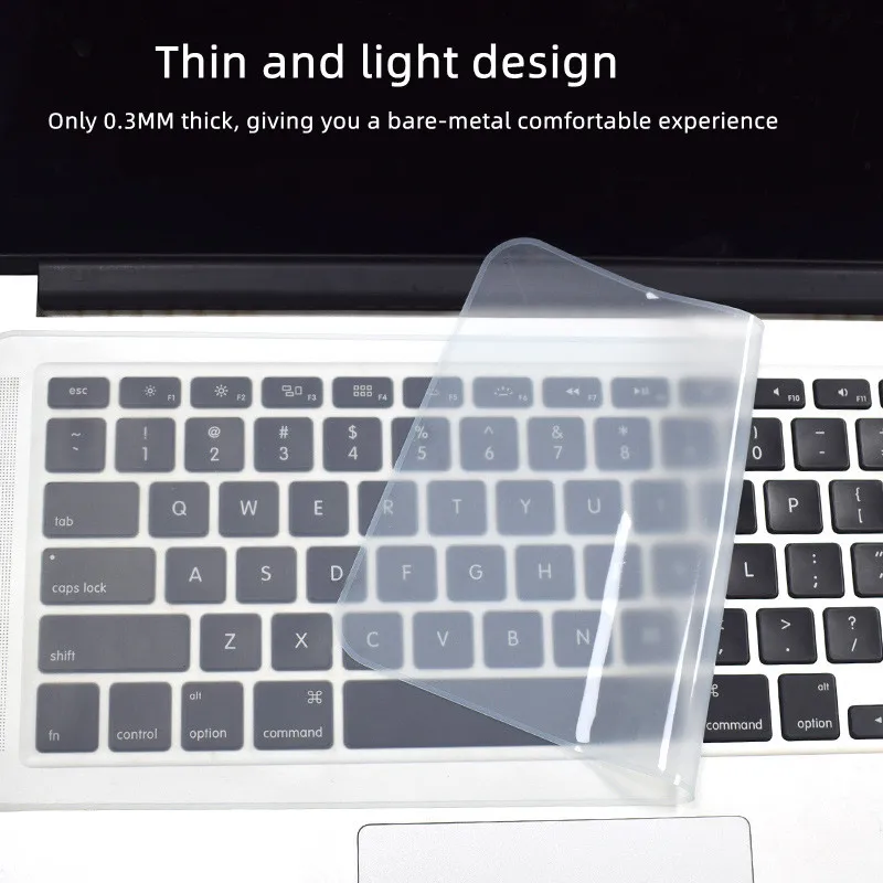 Universal Laptop Keyboard Cover Protector 12-17 inch impermeável Dustproof Silicone Notebook Computer Keyboard Protective Film