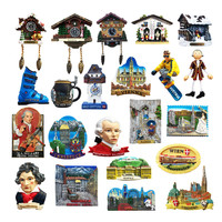 Europe Austria 3D Fridge Magnets Tourism Souvenir Refrigerator Magnets Sticker Collection Handicraft Decoration Articles