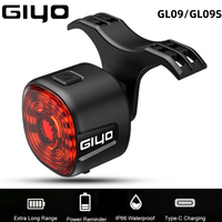 GIYO Cycling Taillights Smart/Normal Light MTB Road Bicycle Ip66 Waterproof Night Safety Tail Lights Lamp Riding Accessories