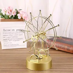 Newton Pendulum Ball Nor-dic Ferris Wheel Balance Ball Golden Perpetual Motion Physics Science Toy School Teaching Supplies