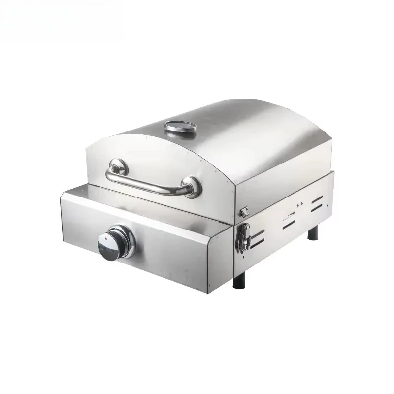 Outdoor Pizza Mini Oven Gas Portable Stainless Steel Pizza Pie Oven Commercial Biscuit Oven Beach Party Camping