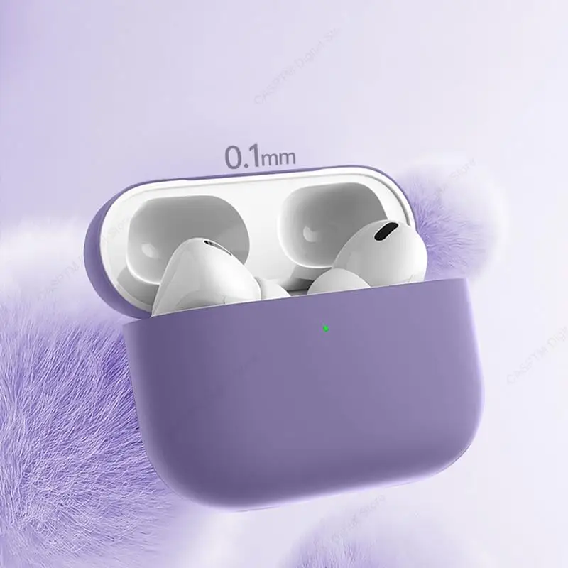 Original Liquid Silicone Case For AirPods Pro 2 2022 Earphone Case For AirPods Pro2 Pro 2nd Generation Cover Protective Funda