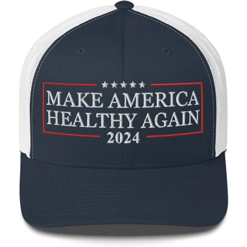 

Make America Healthy Again Hat, Embroidered MAHA Trucker Cap