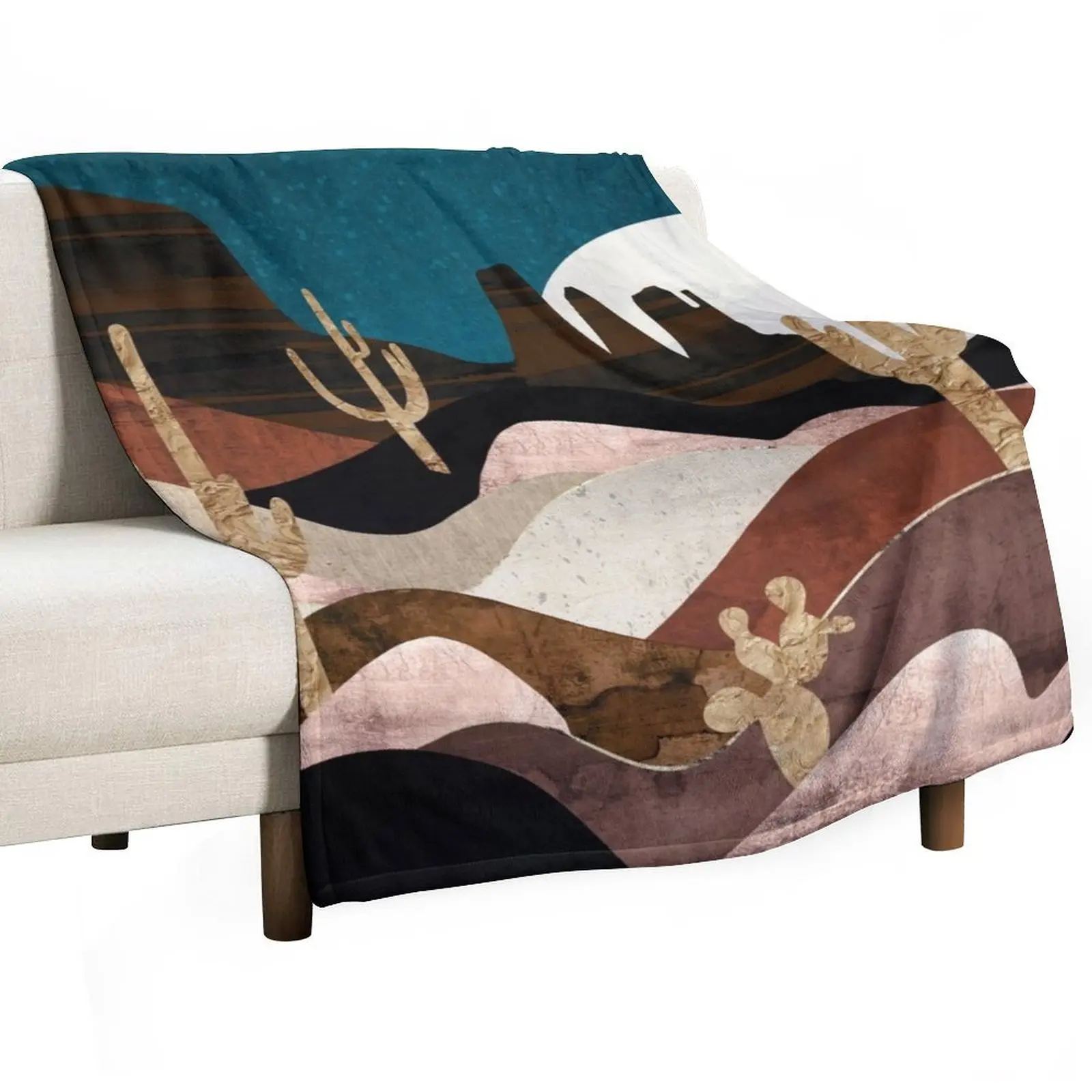 Desert Stars Throw Blanket Decorative Throw Polar Multi-Purpose Custom Decoratives manga Blankets