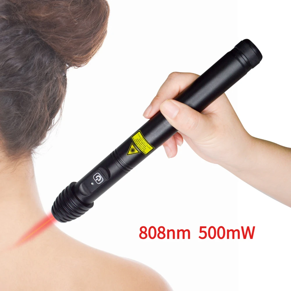 

Frovab 500mW Light Therapy Device 808nm Near Infrared Laser Pen Portable Pain Relief for Joints Muscles Sciatica Arthritis