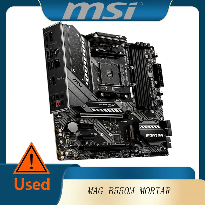 MSI AM4 AMD Micro ATX Motherboard MAG B550M MORTAR AM4 AMD B550 Micro ATX AMD Motherboard