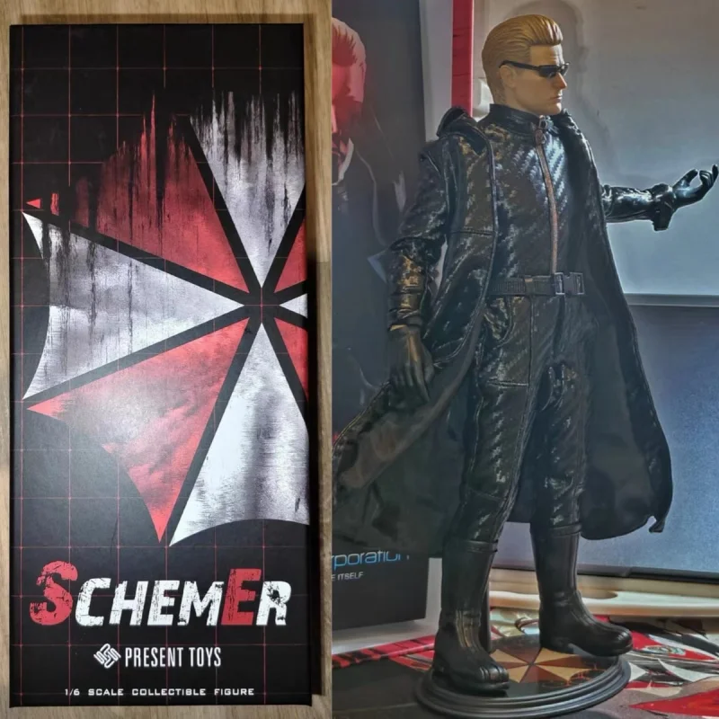 

In Stock PRESENT TOYS 1/6 PT-Sp84 Residentevil Schemer Albert Wesker Action Figures Collectable Model Desktop Ornament Toy Gift