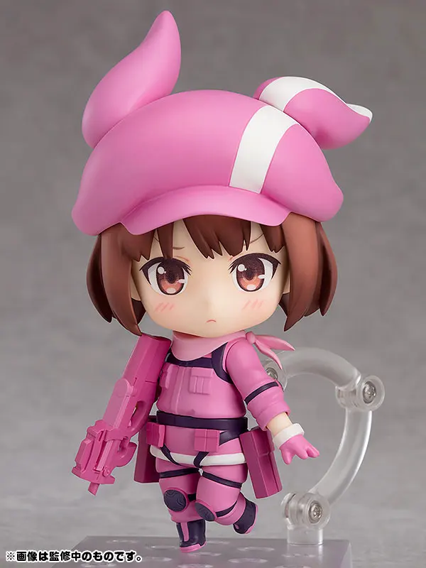 100% Original: Anime Gun Gale Online LLENN Q version figma PVC Action Figure Anime Figure Model Toys Figure Collection Doll Gift